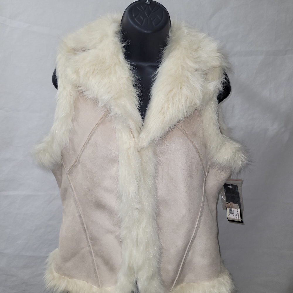Essentials by Milano Cream Teddy Jacket